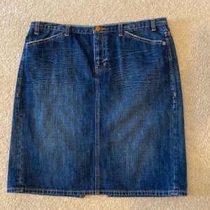Womens denim skirt